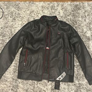 Men's Ferragamo Leather Jacket Size M